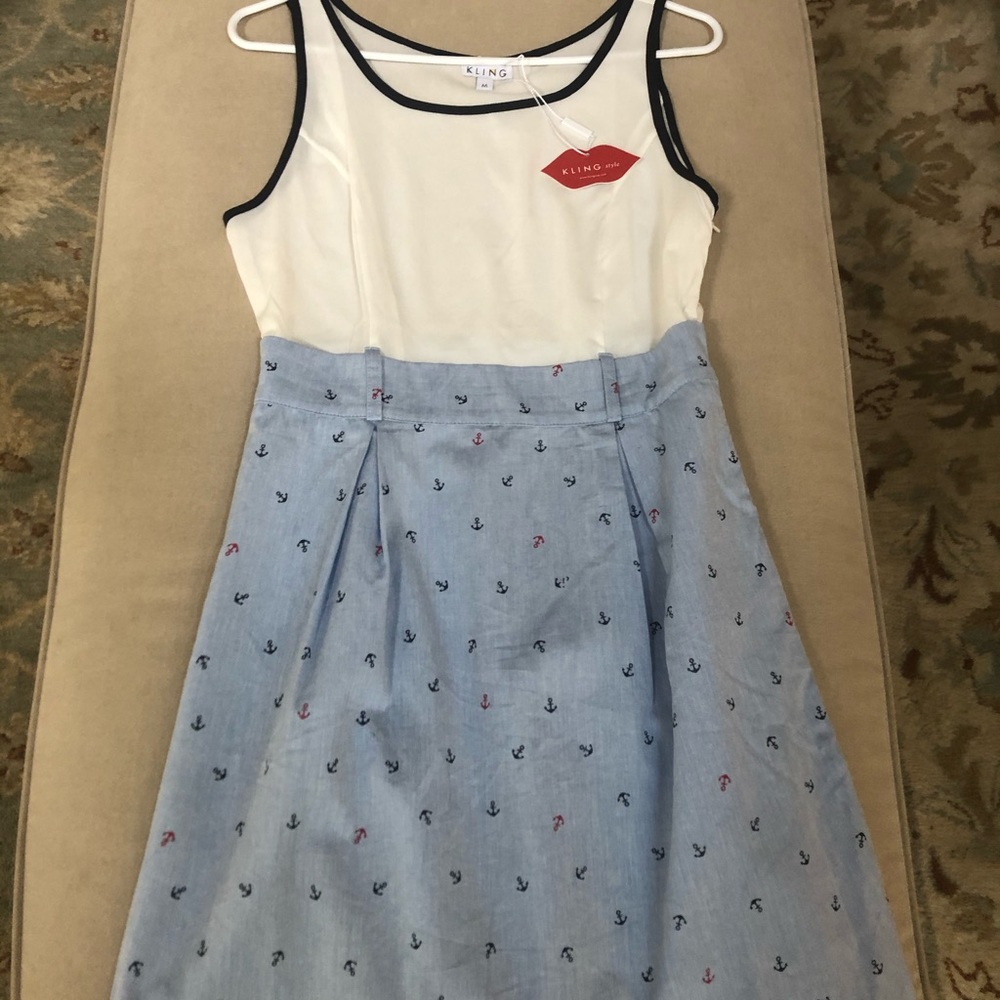 NWT Kling Nautical Dress.